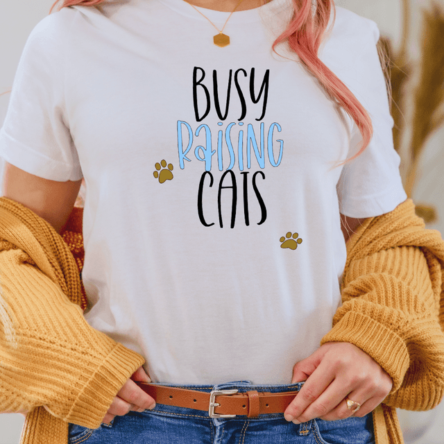 Busy Raising Cats T-Shirt